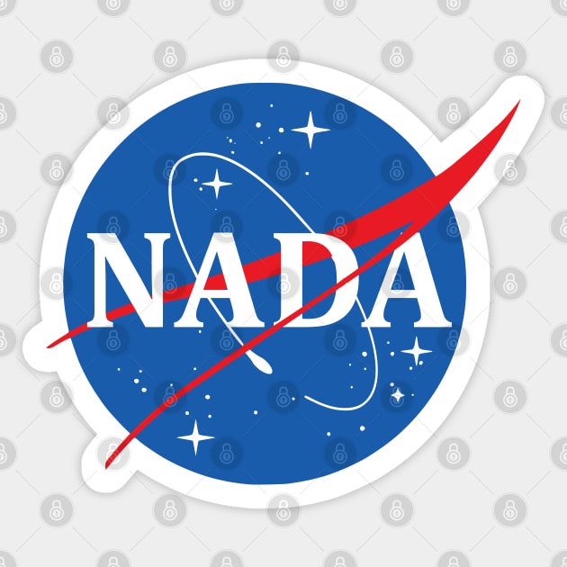 Nasa Logo Nada Sticker by Nerd_art